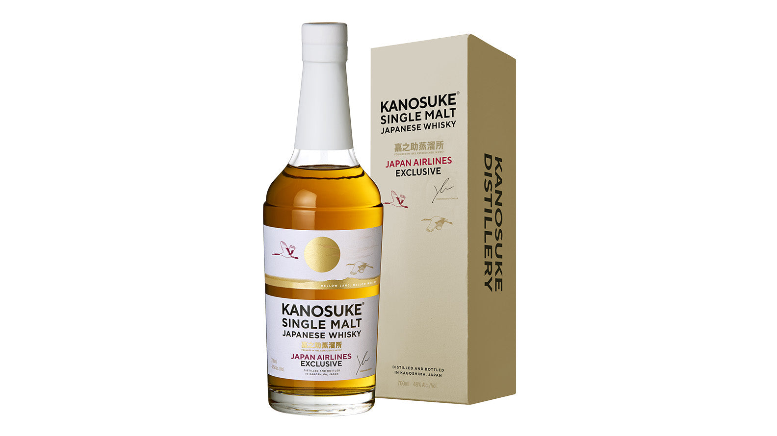 11月1日より、JAL国際線全線で 「シングルモルト嘉之助 JAL LIMITED EDITION」発売開始!